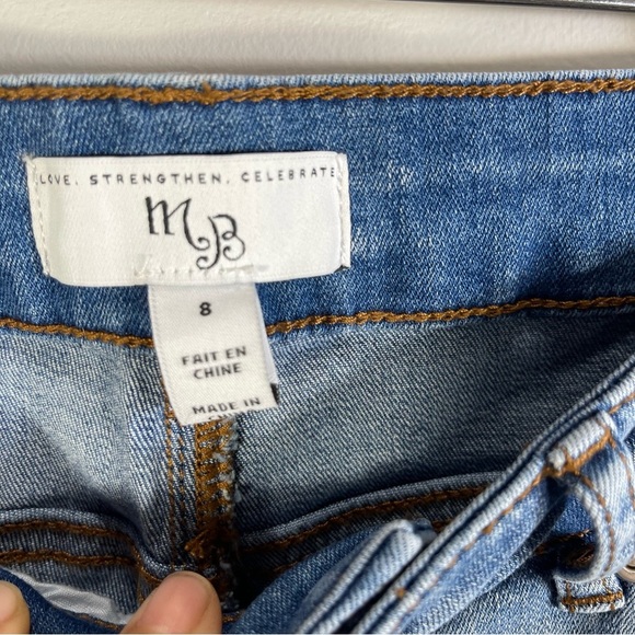 Manstream Boutique Straight Crop Jean With Bottom Detail Size 8 - Picture 6 of 13